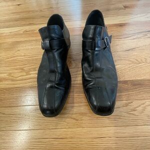 Costume national Black Leather Men's Shoes